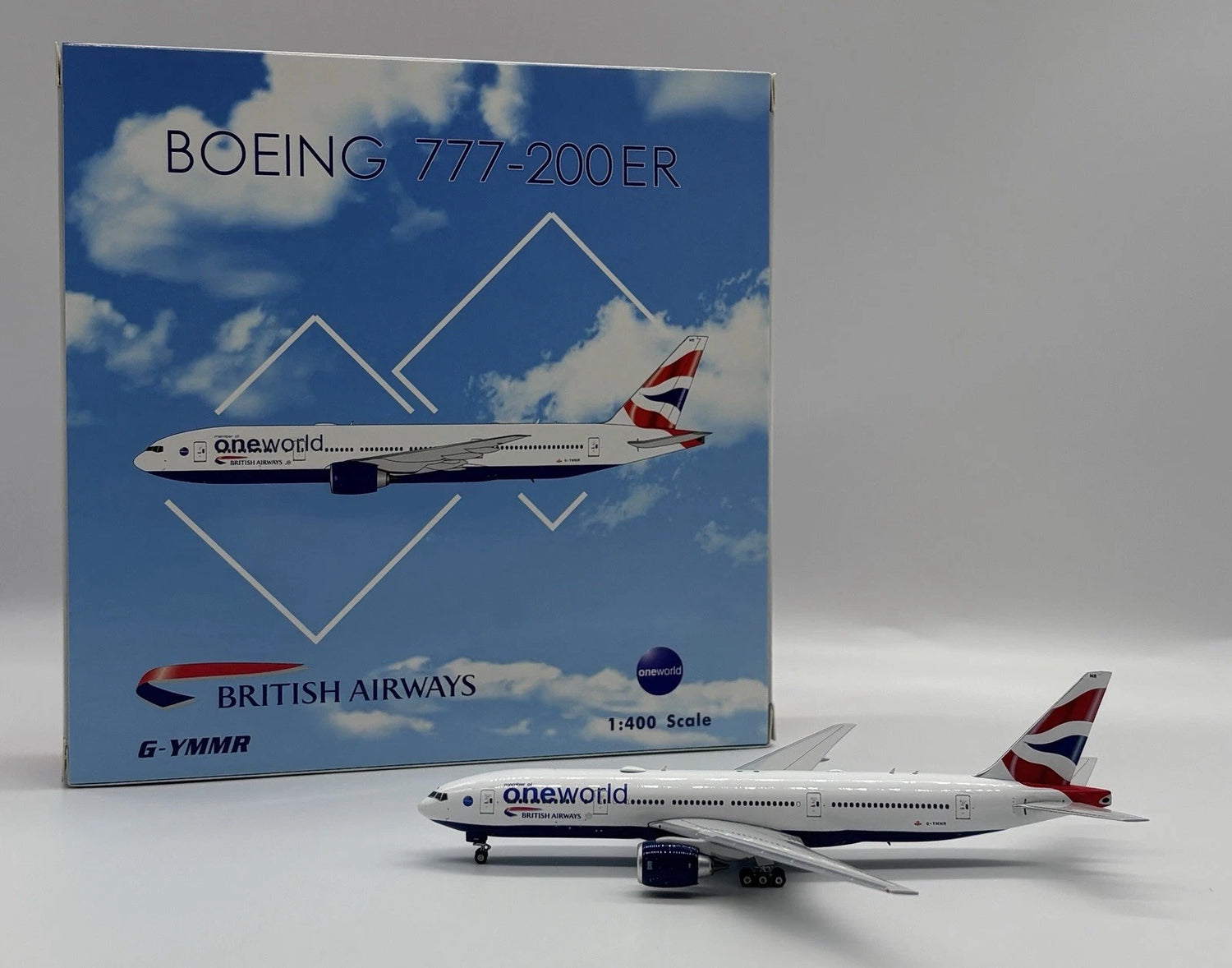 British Airways Boeing 777-200ER One World G-YMMR 1/400 Aircraft Scale Model
