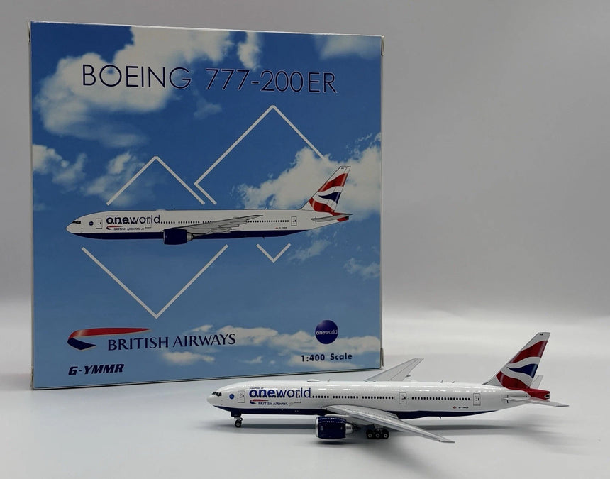 British Airways Boeing 777-200ER One World G-YMMR 1/400 Aircraft Scale Model