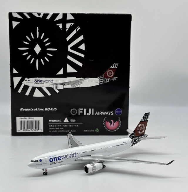 Phoenix Fiji Airways Oneworld Airbus A330-200 DQ-FJU 1/400 Aircraft Scale Model