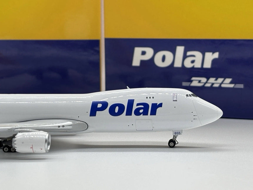 Phoenix DHL Polar Boeing 747-87UF N855GT 1/400 Aircraft Scale Model