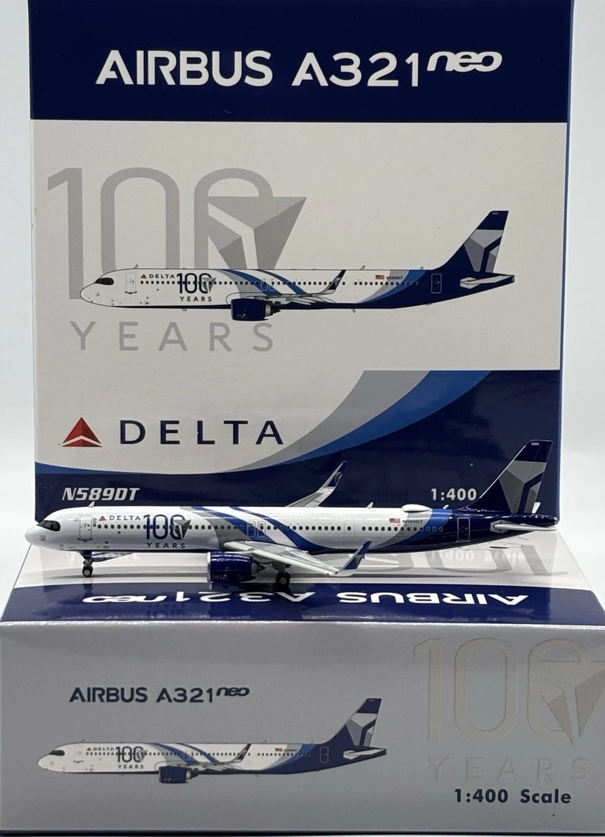 Phoenix Delta Air Lines 100th Airbus A321neo N589DT 1/400 Aircraft Scale Model