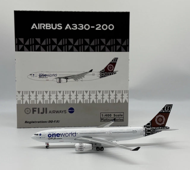 Phoenix Fiji Airways Oneworld Airbus A330-200 DQ-FJU 1/400 Aircraft Scale Model