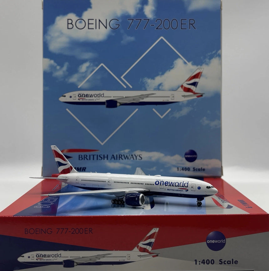 British Airways Boeing 777-200ER One World G-YMMR 1/400 Aircraft Scale Model