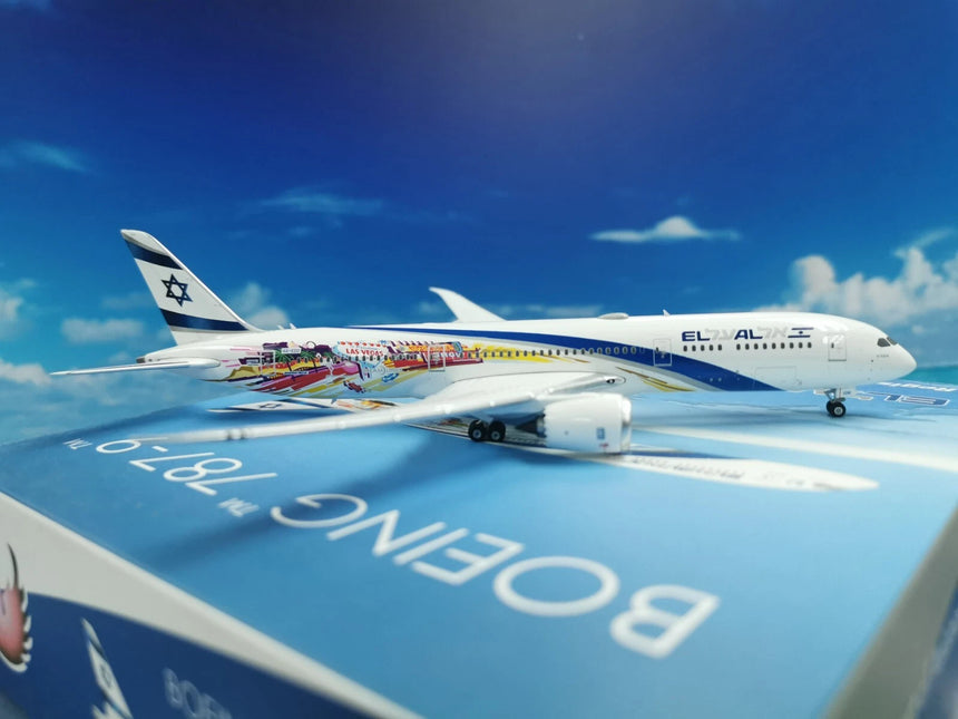 Phoenix EI AI Israel Boeing 787-9 'Las Vegas-San Francisco' 4X-EDD 1/400 Aircraft Scale Model
