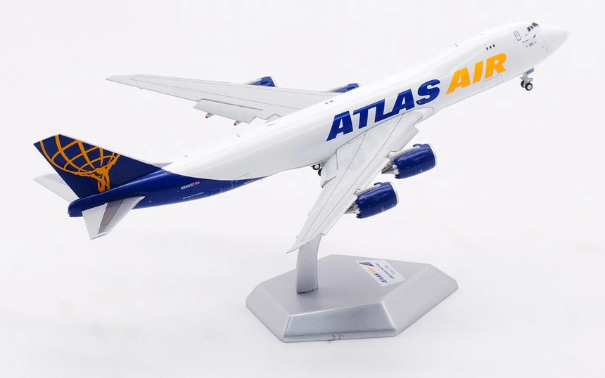 HX Models Atlas Air Boeing B747-8F N860GT Flaps-Down Version 1/400 Scale