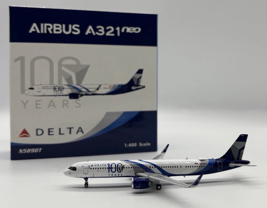 Phoenix Delta Air Lines 100th Airbus A321neo N589DT 1/400 Aircraft Scale Model