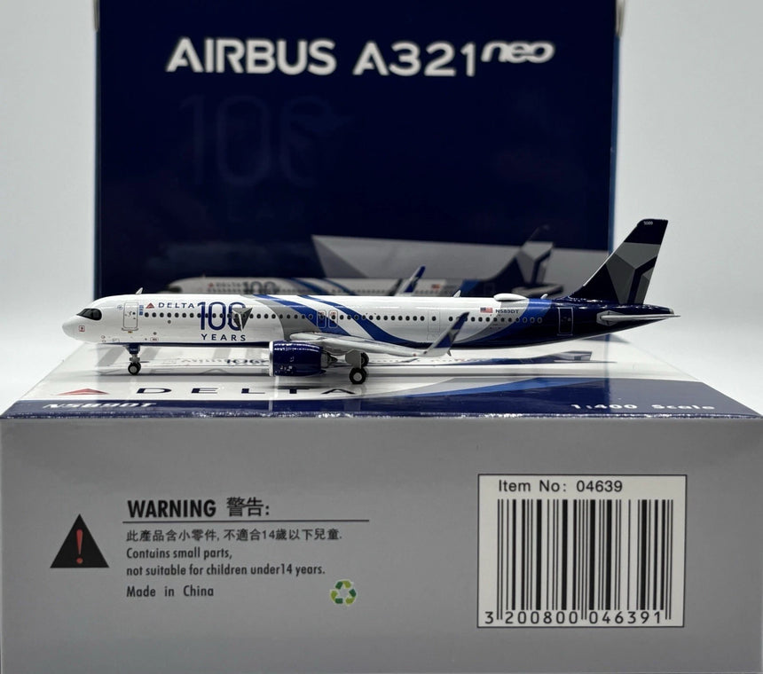 Phoenix Delta Air Lines 100th Airbus A321neo N589DT 1/400 Aircraft Scale Model