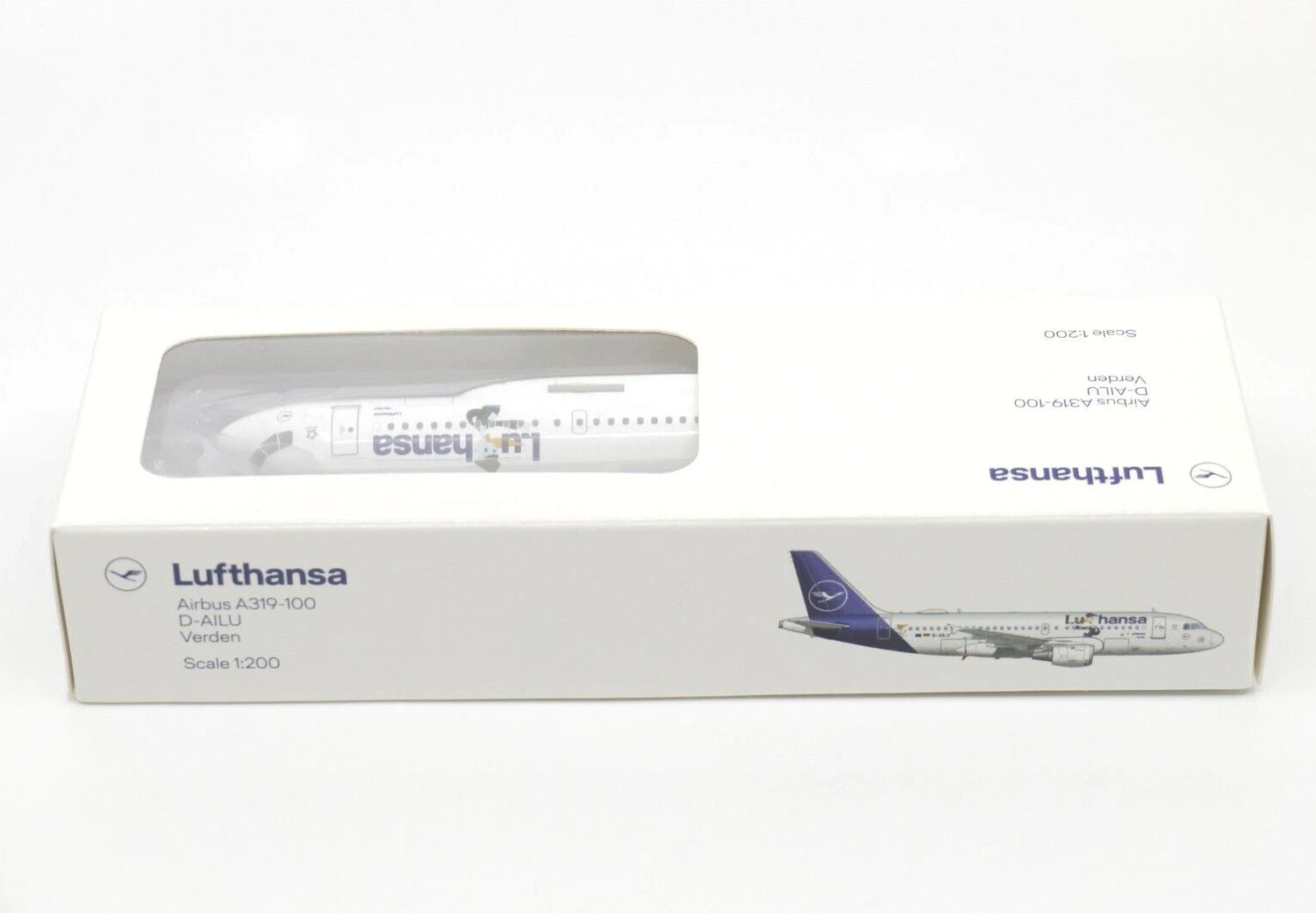 Hogan Lufthansa "Lu" Airbus A319 new livery D-AILU 1/200 Aircraft Scale Model