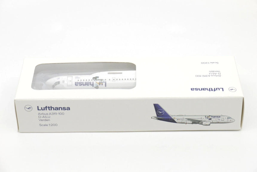 Hogan Lufthansa "Lu" Airbus A319 new livery D-AILU 1/200 Aircraft Scale Model