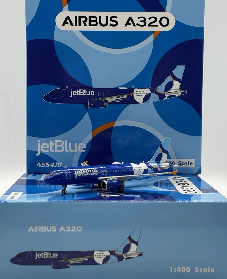 Phoenix JetBlue Airways Airbus A320 N554JB 1/400 Aircraft Scale Model