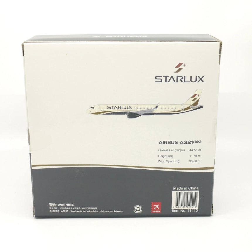 Hogan STARLUX Airlines Airbus A321NEO (with wooden stand and landing gear) 1/200 Aircraft Scale Model