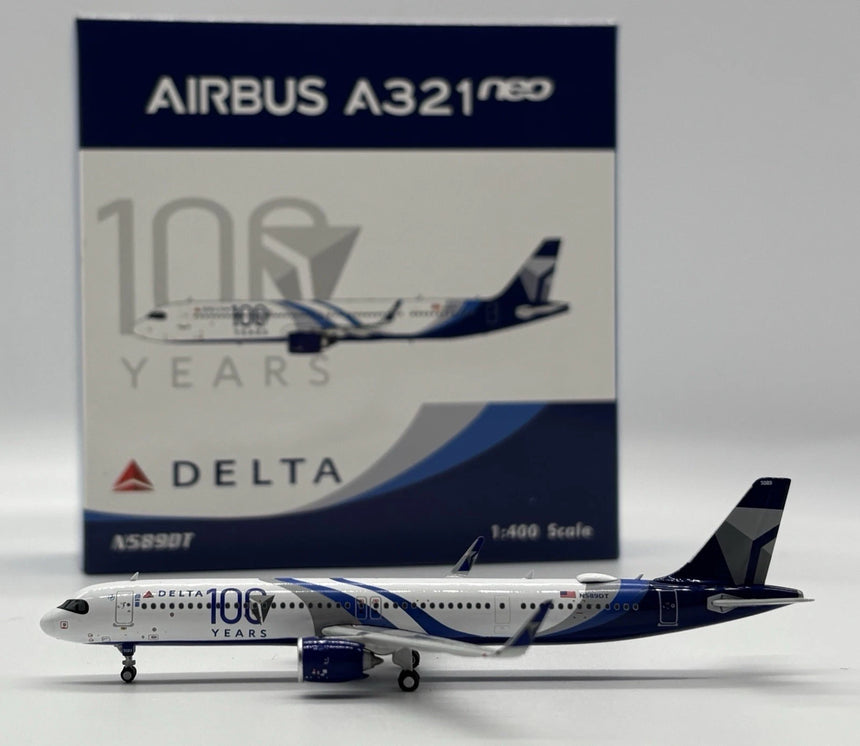 Phoenix Delta Air Lines 100th Airbus A321neo N589DT 1/400 Aircraft Scale Model