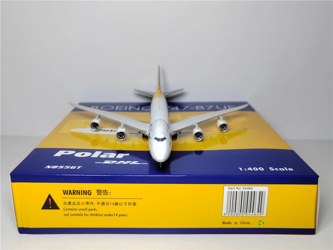 Phoenix DHL Polar Boeing 747-87UF N855GT 1/400 Aircraft Scale Model