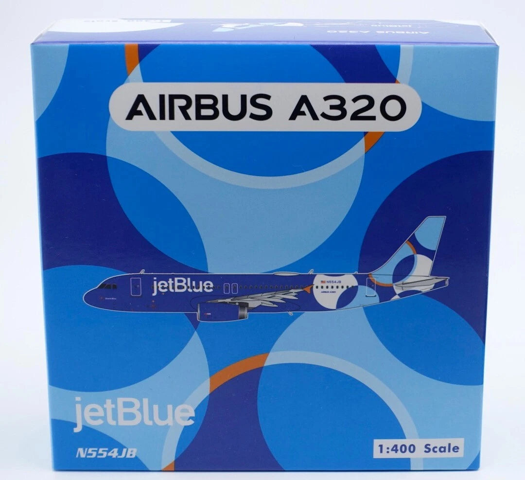 Phoenix JetBlue Airways Airbus A320 N554JB 1/400 Aircraft Scale Model