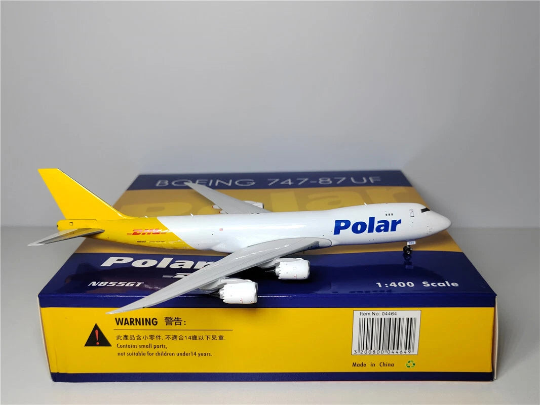 Phoenix DHL Polar Boeing 747-87UF N855GT 1/400 Aircraft Scale Model