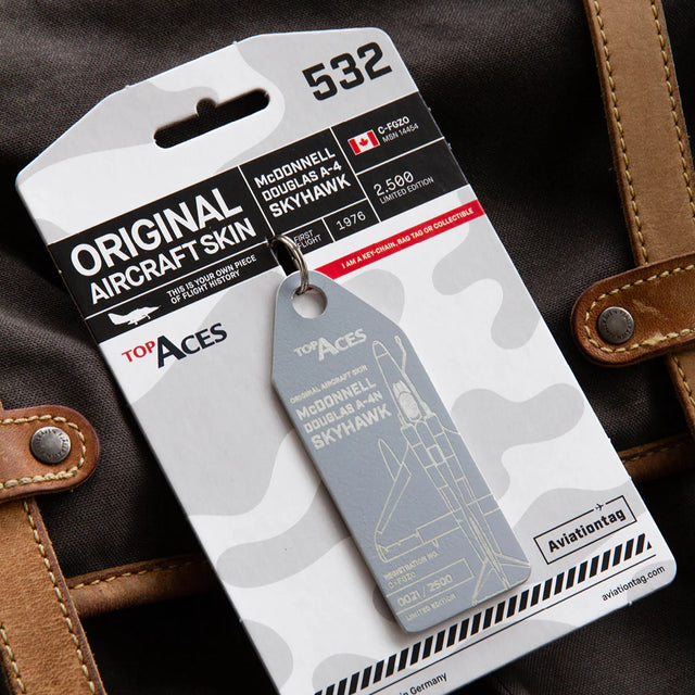 AviationTag Top Aces Douglas A-4 Skyhawk - C-FGZO Grey