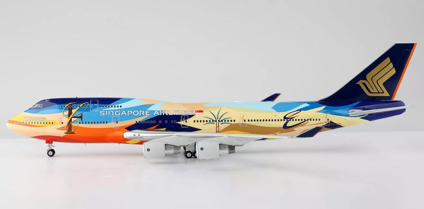 SQ Wings Singapore Airlines "Tropical" Boeing B747-400 9V-SPL 1/200 Scale