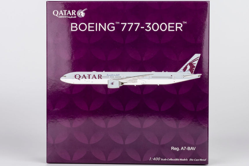 NG Models Qatar Airways Boeing 777-300ER A7-BAV 1/400 Aircraft Scale Model
