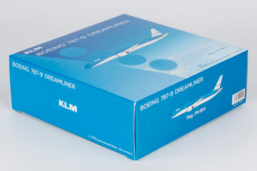 NG Models KLM Royal Dutch Airlines (tail without crown) Boeing 787-9 Dreamliner PH-BHI 1/400 Aircraft Scale Model