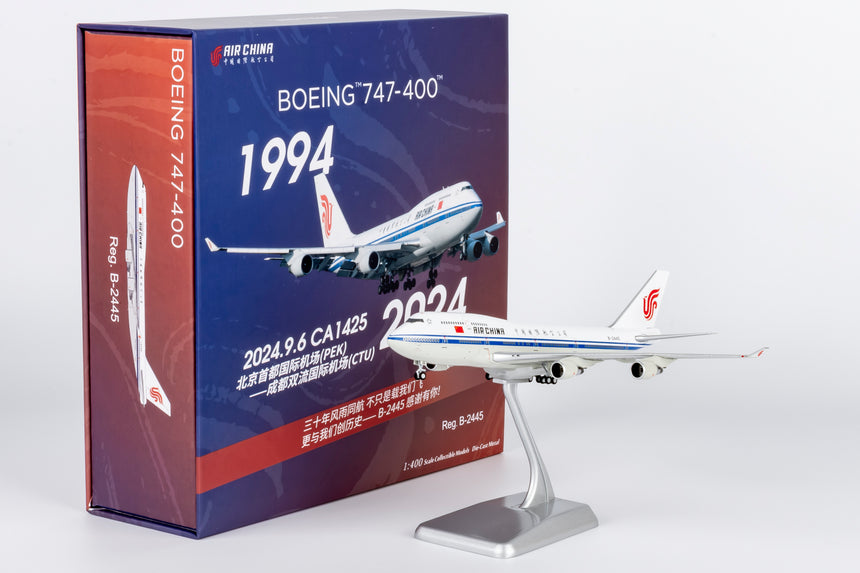 NG Models Air China "Farewell Flight" (Ultimate) Boeing 747-400 B-2445 1/400 Scale