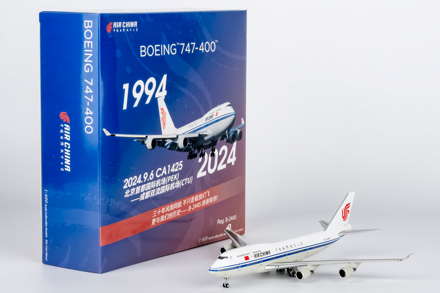 NG Models Air China "Farewell Flight" Boeing 747-400 B-2445 1/400 Scale