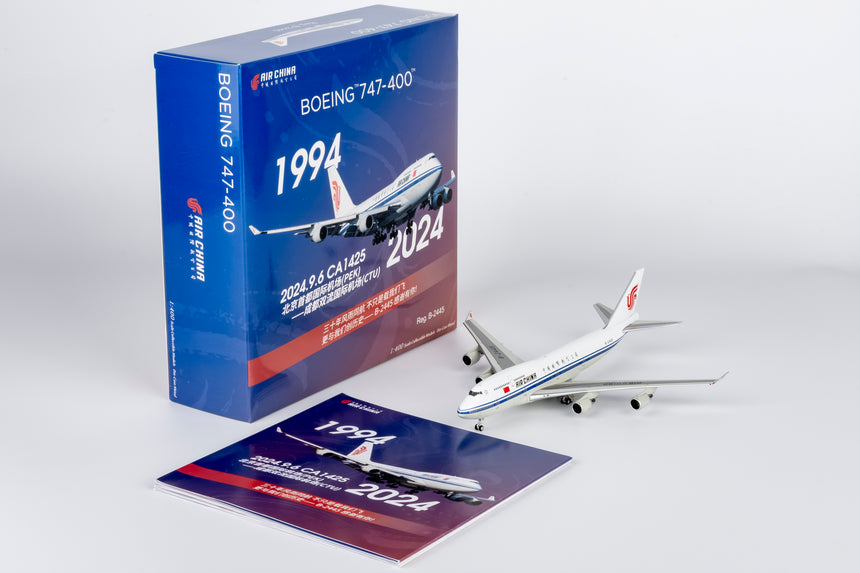 NG Models Air China "Farewell Flight" Boeing 747-400 B-2445 1/400 Scale