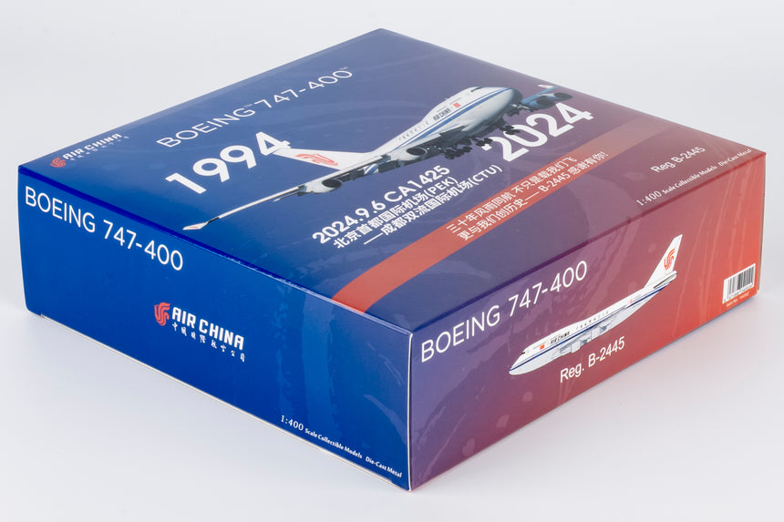 NG Models Air China "Farewell Flight" Boeing 747-400 B-2445 1/400 Scale