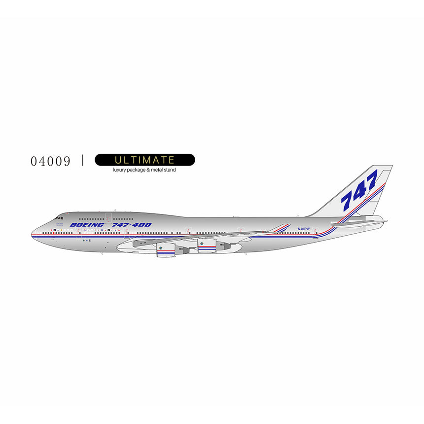 NG Models The Boeing Company Boeing House Colors Boeing 747-400 N401PW (Ultimate) 1/400 Aircraft Scale Model