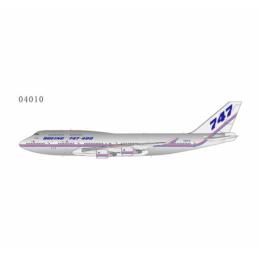 NG Models The Boeing Company Boeing House Colors Boeing 747-400 N401PW 1/400 Aircraft Scale Model