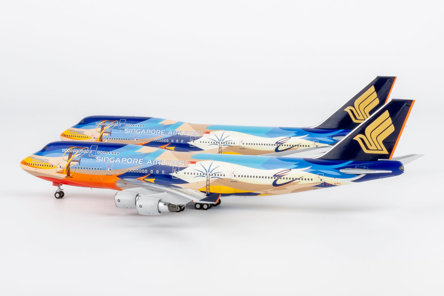 NGmodels 1:400 B747-400 シンガポール航空 9V-SPL NG Models Singapore Airlines 