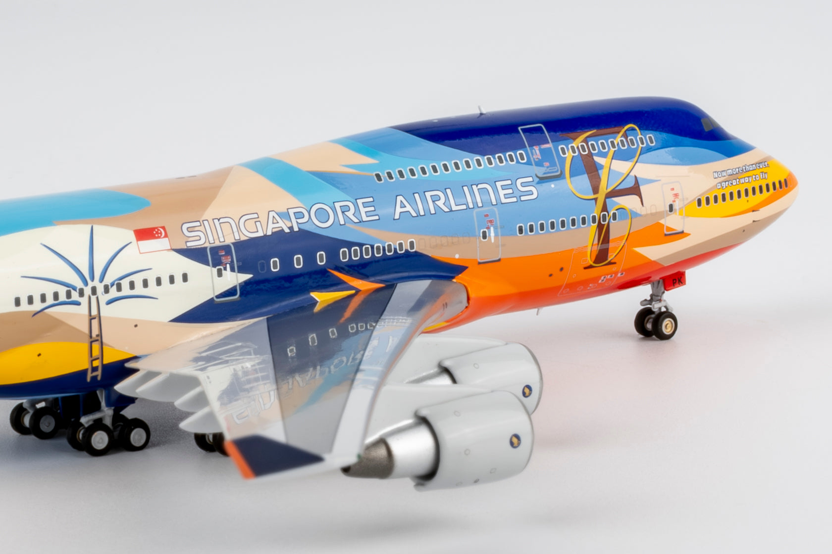 NGmodels 1:400 B747-400 シンガポール航空 9V-SPK NG Models Singapore Airlines 