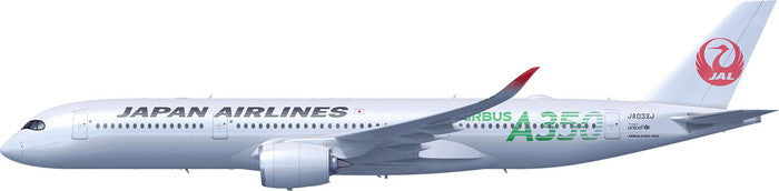 Phoenix JAL Japan Airlines Airbus A350-900 'Green' JA03XJ 1/400