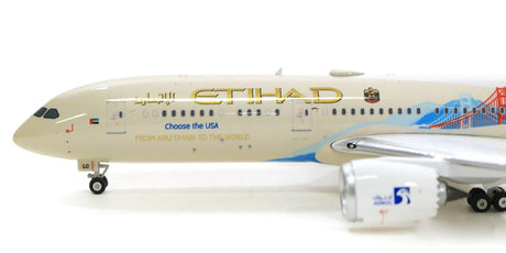 Phoenix Etihad Airways Boeing 787-9 'Choose the USA' A6-BLC 1/400 Scale