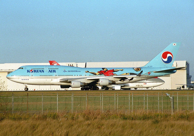 Phoenix Korean Air Boeing 747-4B5 World Cup 2002 HL7491 1/400