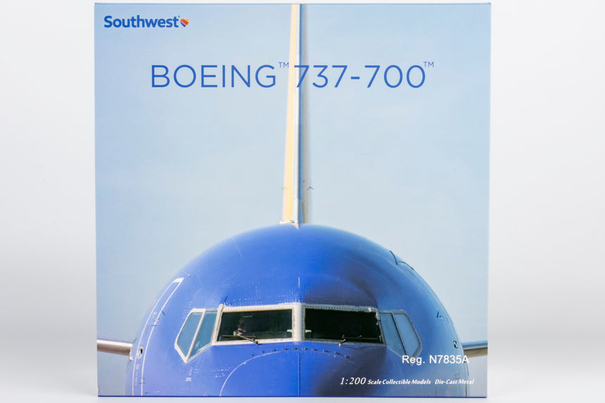 NG Models Southwest Airlines "Heart" livery Boeing 737-700/w N7835A 1/200 Scale