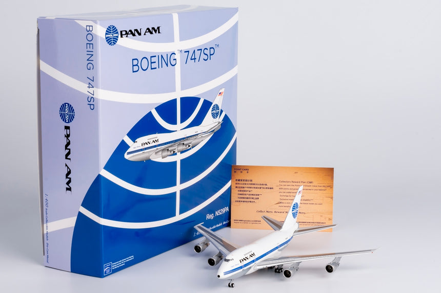 NG Models Pan American World Airways - Pan Am "Clipper America" Boeing 747SP N529PA 1/400 Scale