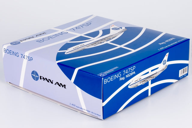 NG Models Pan American World Airways - Pan Am "Clipper America" Boeing 747SP N529PA 1/400 Scale
