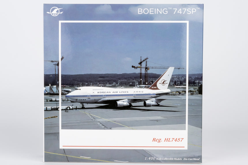NG Models Korean Air (delivery colors) Boeing 747SP HL7457 1/400 Aircraft Scale Model