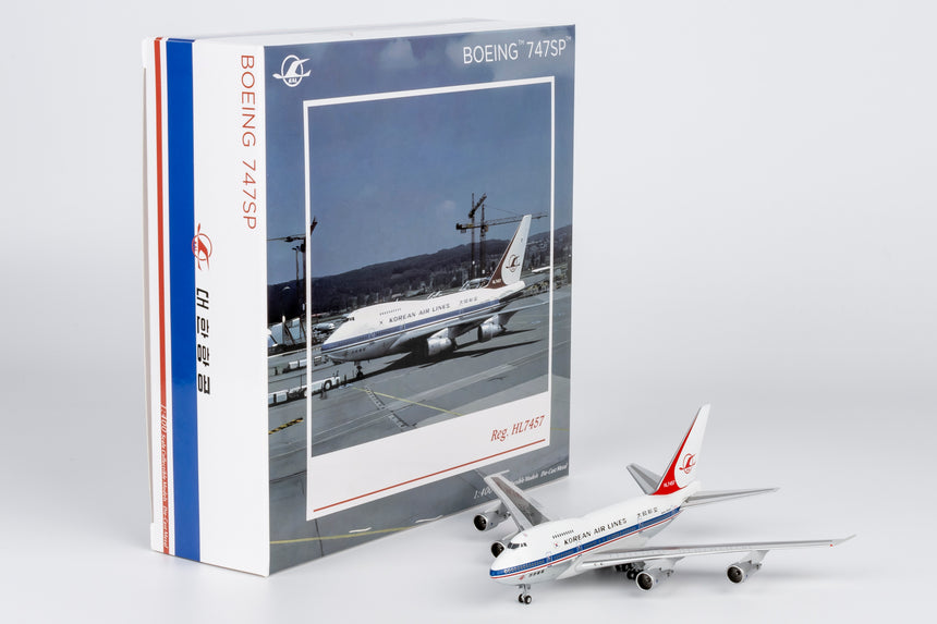 NG Models Korean Air (delivery colors) Boeing 747SP HL7457 1/400 Aircraft Scale Model