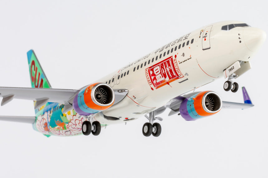 NG Models China United Airlines (City of Wenzhou) Boeing 737-800/w B-7563 1/200 Scale