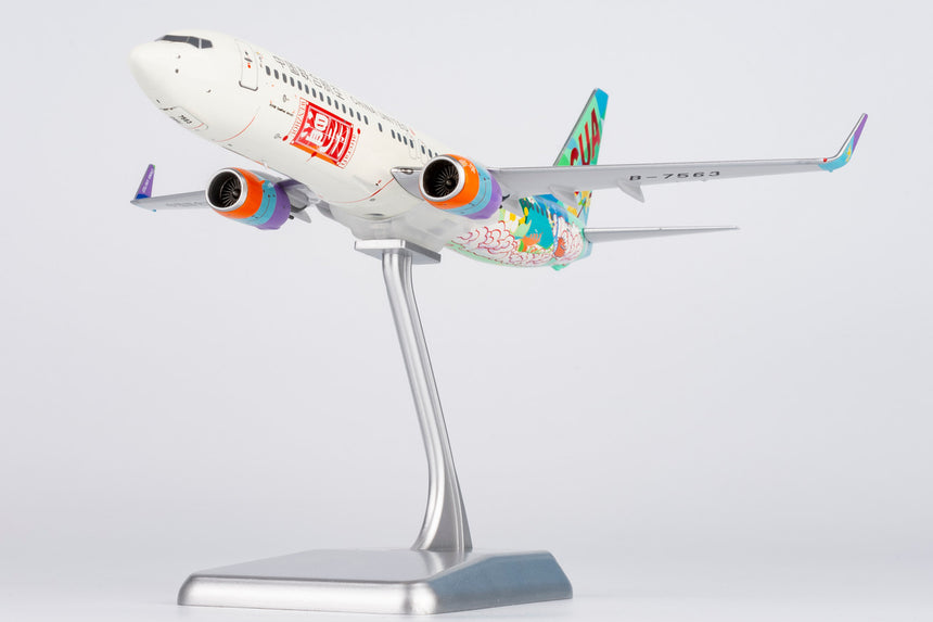 NG Models China United Airlines (City of Wenzhou) Boeing 737-800/w B-7563 1/200 Scale