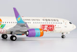 NG Models China United Airlines (City of Wenzhou) Boeing 737-800/w B-7563 1/200 Scale