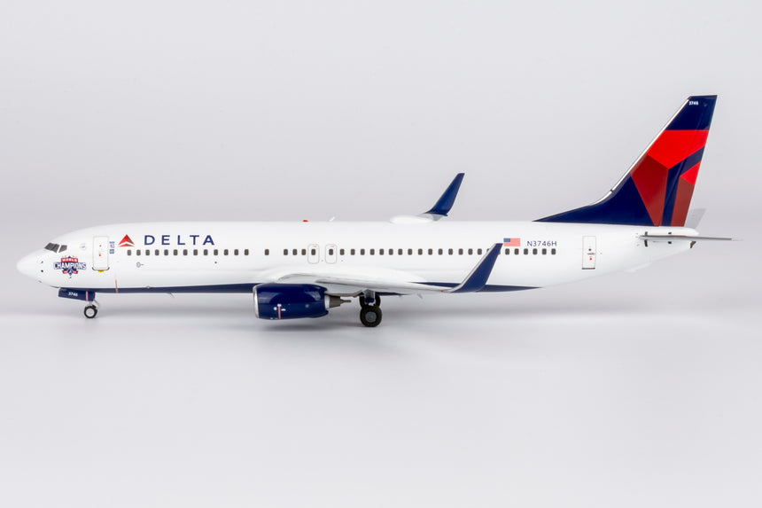 NG Models Delta Air Lines "Atlanta Braves' World Champions" Boeing 737-800/w N3746H 1/200 Scale