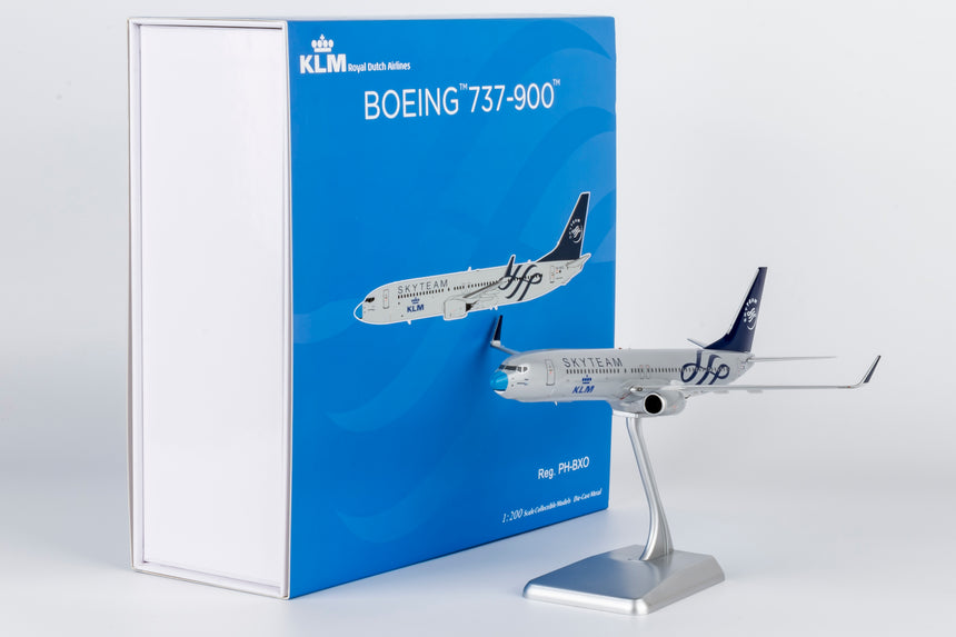 NG Models KLM Royal Dutch Airlines (Skyteam c/s; with Blue Nose) Boeing 737-900ER/w PH-BXO 1/200 Scale