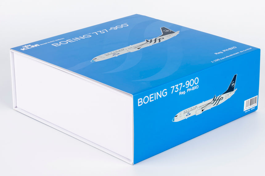 NG Models KLM Royal Dutch Airlines (Skyteam c/s; with Blue Nose) Boeing 737-900ER/w PH-BXO 1/200 Scale