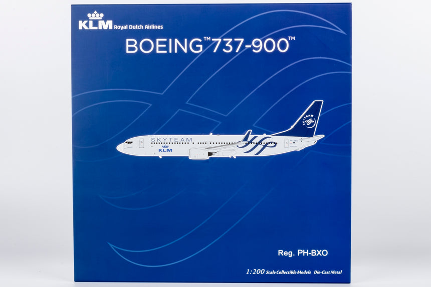 NG Models KLM Royal Dutch Airlines (Skyteam c/s) Boeing 737-900ER/w PH-BXO 1/200 Scale