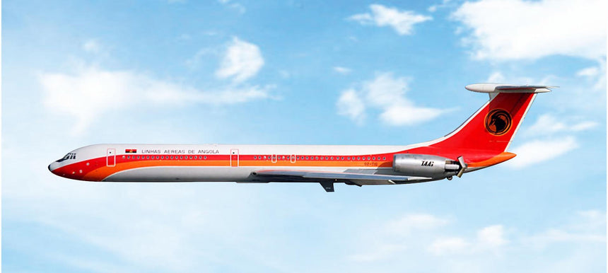 Phoenix TAAG Angola Ilyushin IL-62M D2-TIG 1/400 Aircraft Scale Model