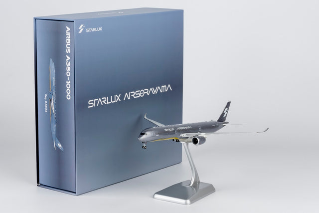 NG Models Starlux Airlines Airbus A350-1000 B-58553 (Airsorayama Silver) Ultimate 1/400 Aircraft Scale Model