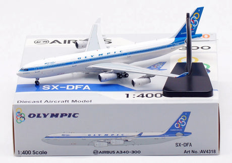 Aviation400 Olympic Airlines Airbus A340-313 SX-DFA 1/400 Aircraft Scale Model