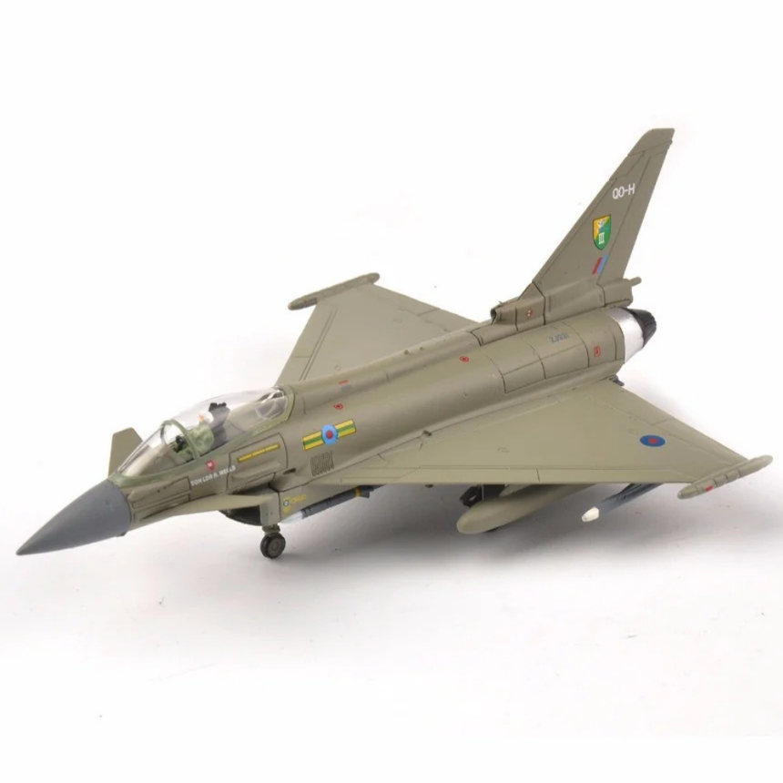 AMS Military RAF United Kingdom 2008 Eurofighter Typhoon F.2 1/100 Aircraft Scale Model